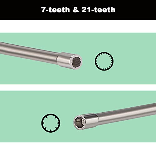 ZAMDOE Carburetor Adjustment Tool 21-Teeth Splined Screwdriver + 7-Teeth Splined for 2-Cycle Small Engine Chainsaw Trimmer Lawn Mower Edger Brushcuter Blower for STIHL for Husqvarna for Homelite - Image 3