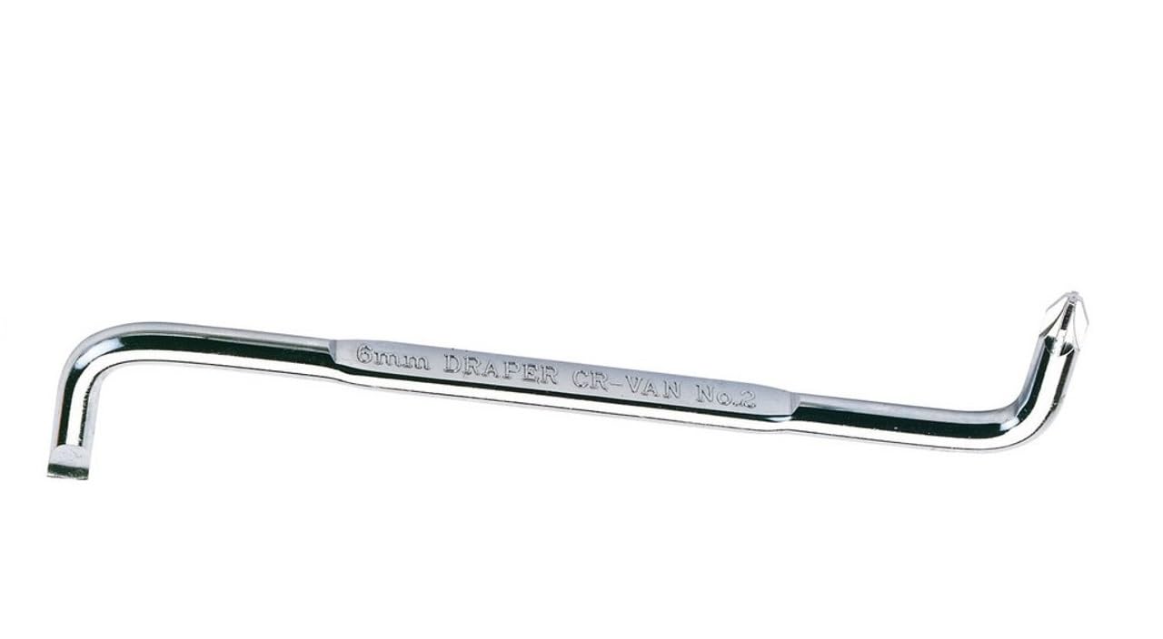 Draper 13948 2-Piece Slotted and Pozidriv Angled Screwdriver Set