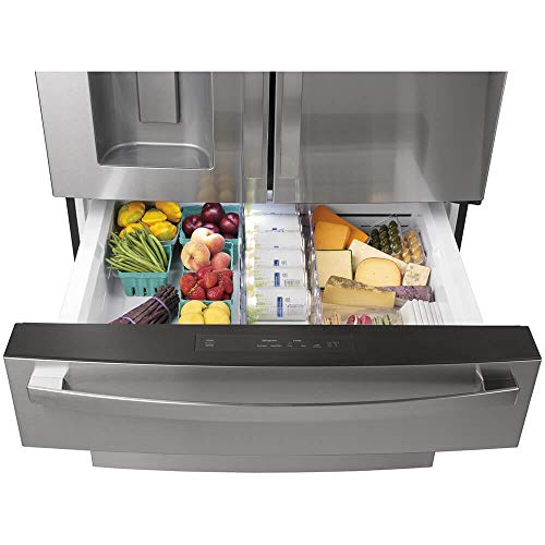 Ge Profile Pvd28Bynfs 36" 4-Door French Door Refrigerator With 27.6 Cu. Ft. Total Capacity In Fingerprint Resistant Stainless Steel #TOP5