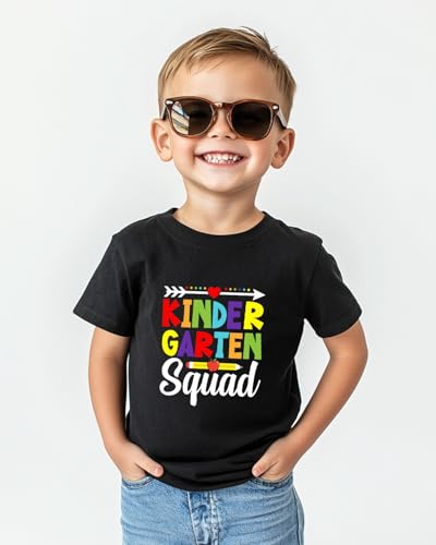Image of First Day of Kindergarten Shirt for Girls Boys Kids Toddler 1st Day of School Shirts in My Kindergarten Era Cotton Tshirt