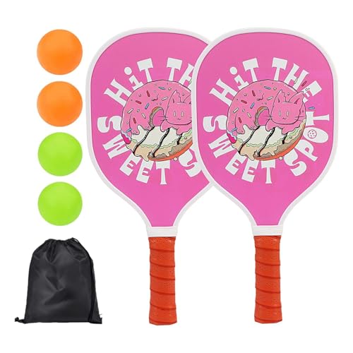 Kit de hole ball pour compétition avec 2 raquettes larges et accessoires de sport