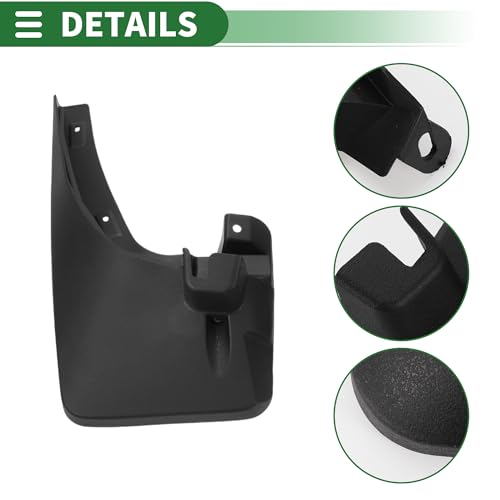 Image of Motoforti Mud Flaps Splash Guards Mud Guards for Honda Ridgeline 2007-2012 W /Mount Accessories