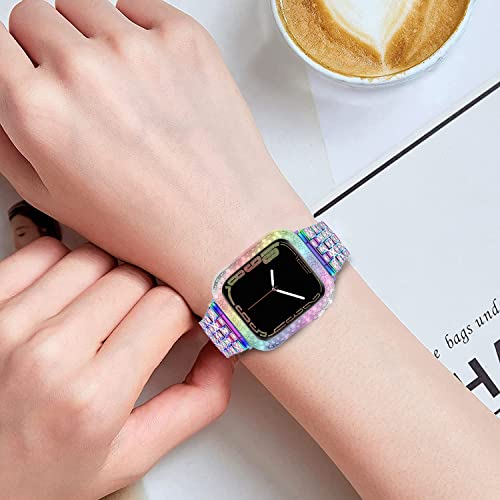 DEALELE Bands and Case Compatible with Apple Watch Series 9/8 / 7 (45mm) - Image 4