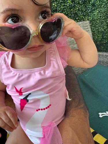 Image of Baby Girls One Piece Swimsuit Yellow Swimwear Fruit Pineapple Bathing Suit Summer Beach Wear with Ruffle Butt