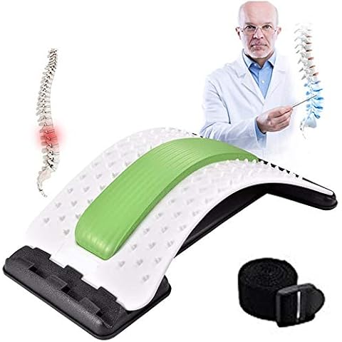 JIAHAO Multi-Level Back Stretching Device,Back Massage Lumbar Support Stretcher Spinal Pain Relieve Back Pain Muscle Pain Relief Cover