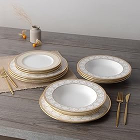 Elevate Your Dining Experience with the Noritake Trefolio Gold 12-Piece Dinnerware Set - Buy Yours Today! – Noritake