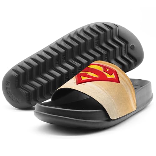 Popfunk Superman Worlds Finest Unisex Adult Slides Adjustable Flip Flop Sandals Officially Licensed Hypd Slydr Switch™4