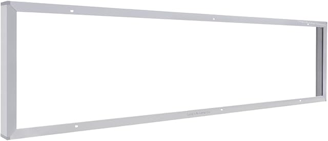 LED Panel Surface Mounting Frame Box Kit for Ceiling Panel 1200 x 300 White Body
