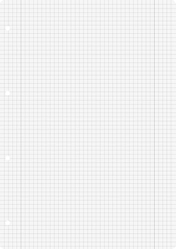 Brunnen 1066928 Ringbucheinlagen A4 (kariert, mit Randlinien, Lineatur 28, 50 Blatt, 70 g/m²), weiß