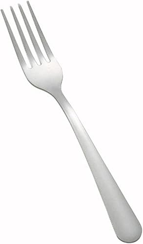 Winco Windsor - Juego de tenedores de cena (12 piezas, acero inoxidable 18-0)
