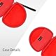 XANAD Kopfhörer Tasche für JBL Jr310 BT rot blau On-Ear Kinder Kabelloses Faltbares Bluetooth Kopfhörer (rot)