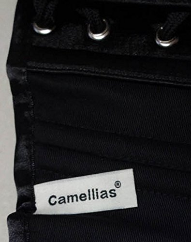 Shaperx Women's Waist Training Corsets Underbust Heavy Duty 26 Steel Boned Hourglass Silhouette Body Shaper, Sz1908-Black-L #TOP6