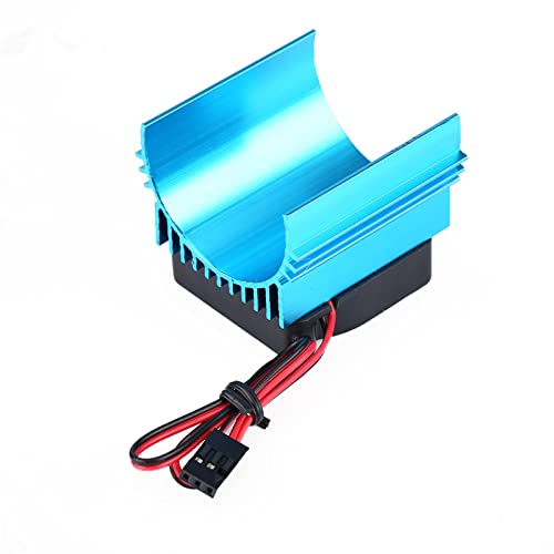 NOENNULL Rc 1 16 Heatsink 24Mm Coolg 4×4×4 Universal Cooling Fin Set Heat Sink with Fan for 1 10 Rc Car 4074 4274 1515 Motor, NOENNULLysvqa3ob06