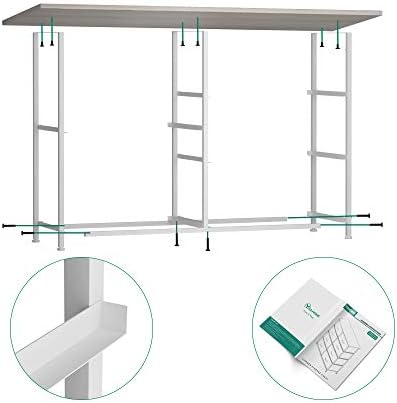 YITAHOME Chest of Drawers, Non-Woven Fabric 5-Drawer Storage Organizer Unit for Bedroom Living Room Closet, Sturdy Steel Frame, Easy Pull Fabric Bins & Wooden Top, Fabric Dresser