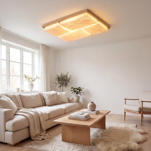 Plafonnier LED connecté avec télécommande et intensité variable en continu - 7