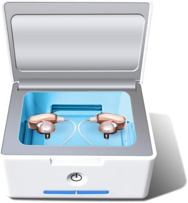 IRIVER BLANK Automatic Hearing Aid Dryer and Electronic Cochlear Dehumidifier UVC Disinfecting