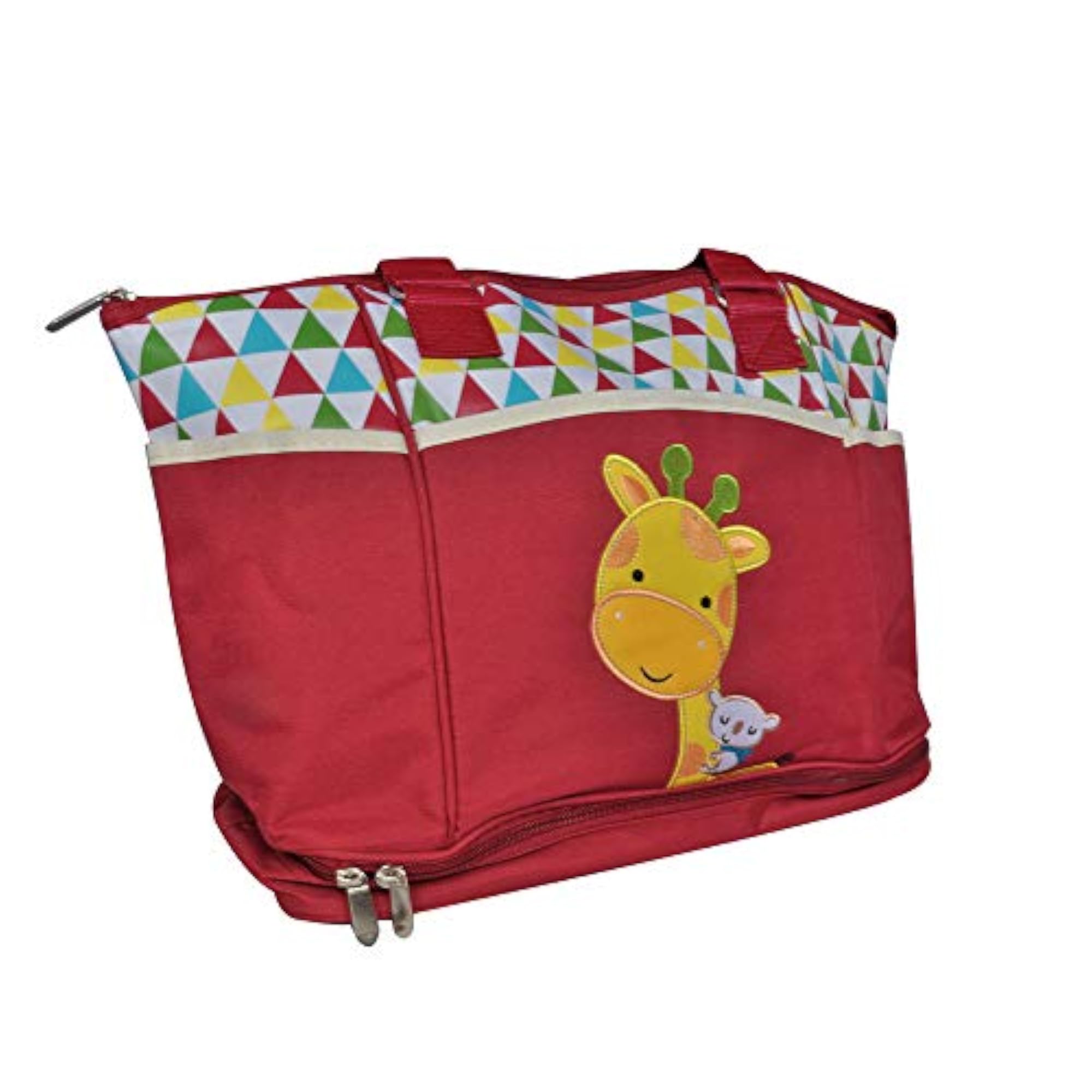 Baby Diaper Bag - Giraffe - 6 Compartments