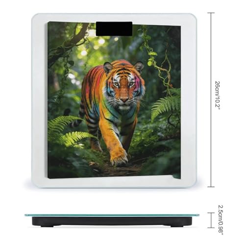 Báscula Digital de Peso Corporal Jungle Animal con Pantalla LCD miniatura 2