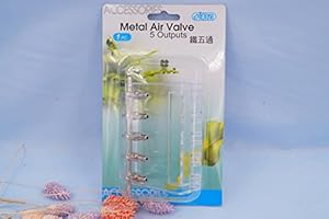 ISTA 945 Metal Air Valve 5 Outputs, Silver