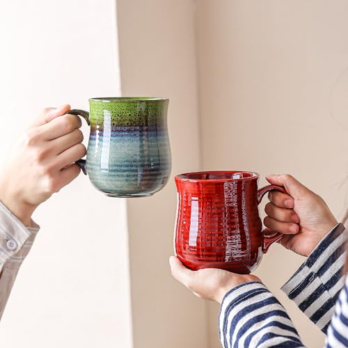 Taza de café grande de cerámica 21oz miniatura 6