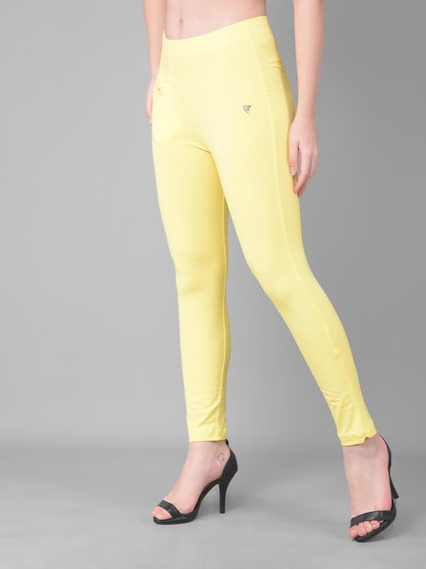 Image of Comfort Lady Women Cotton Blend Regular Fit for Casual,Formal and Daily Use Kurti Pants with Front Pocket