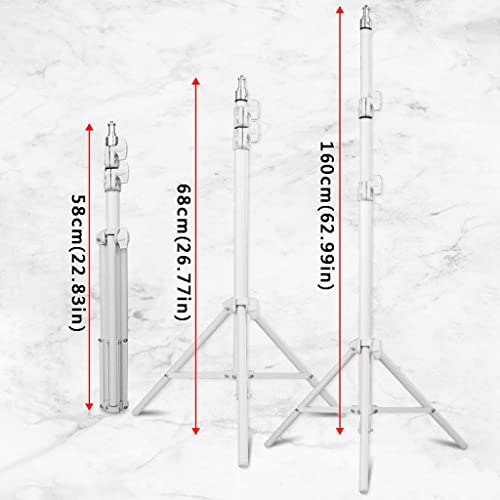 Soporte Trípode para Proyector Blanco Plegable 22.83" miniatura 2
