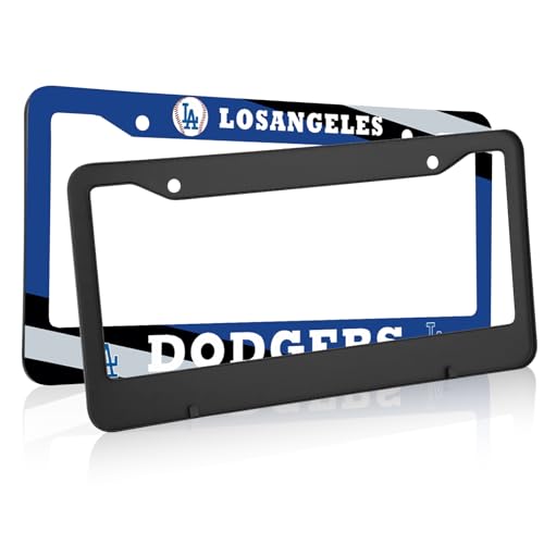 Metal for Dodgers License Plate Frame with Screw 1 Piece