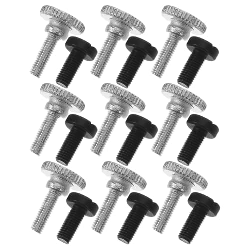 COHEALI Kit 60 Pezzi Viti Testa Zigrinata per Macchina da Cucire Accessori di Fissaggio per Piedino Premistoffa in Metallo Strumenti di Riparazione Compatibili per Manutenzione