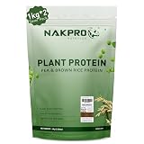 NAKPRO NUTRITION Plant Protein Powder (Pea & Brown Rice Protein), Mango - 2kg 2kg