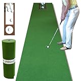 パターマット工房 スーパーベント 日本製 (45cm×3m) 距離感マスターカップ付き 室内 防音 ゴルフ練習マット SUPER-BENT