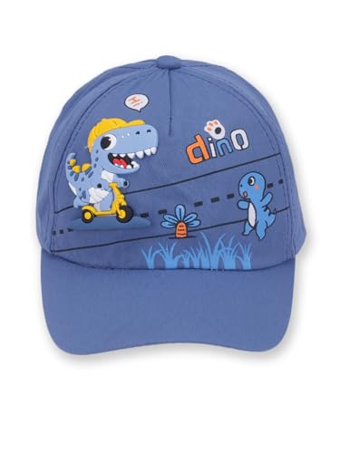 Image of PASSION PETALS Summer Dino Rockstar Baseball Cap for Kids Boys and Girls 2-4Years