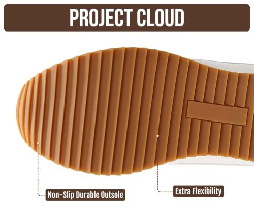 Image of Project Cloud Lace-up Fashion Sneakers for Women Footwear 2026 (Madison) | Memory Foam Insole for Comfortability; Non-Slip Casual Ladies Shoes for Women Sneakers; Lightweight Lace-up Womens Shoes