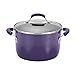 Rachael Ray Brights Nonstick Cookware Pots and Pans Set, 10 Piece, Purple Gradient