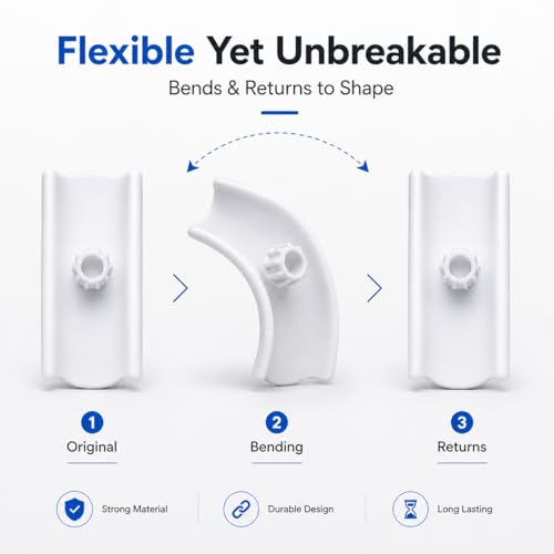 Image of Street27 Headphone Stand for Desk - Aluminum Alloy Desktop Headset Holder with Anti-Slip Base | Gaming Headphones Stand for PC, Studio & Office Use (WHITE)