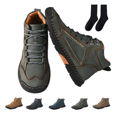 Saw Behind Mens Boots, Saw Behind Men's Comfortable Handmade Leather Boots, Waterproof Mens Boot, Arch Support