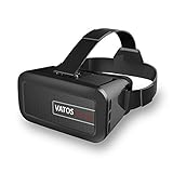 Vatos Vr Park V2 Virtual Reality 3d Glasses for 3d Video Games Headset for 4-6 Inch Smartphone (Black)