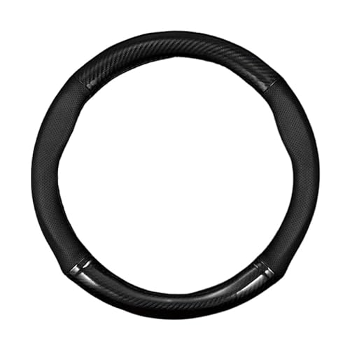 ONEMAJI Car Steering Wheel Cover for Mitsubishi Lancer Triton L200 Galant 8 ASX, Steering Wheel Protector Wrap Sleeve Skin Hand Leather Protector Guard Anti Slip Grip Wheel