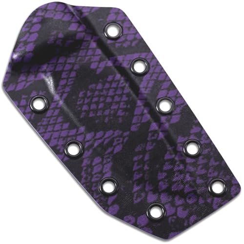 Image of KYDEX Thermoform Sheet - (P1 Texture) - (Infused Print) - (12in x 12in) - (Snake Skin - Purple Rattler) - (1 Sheet) - (for Holster Making & Hobby) - (USA Made)