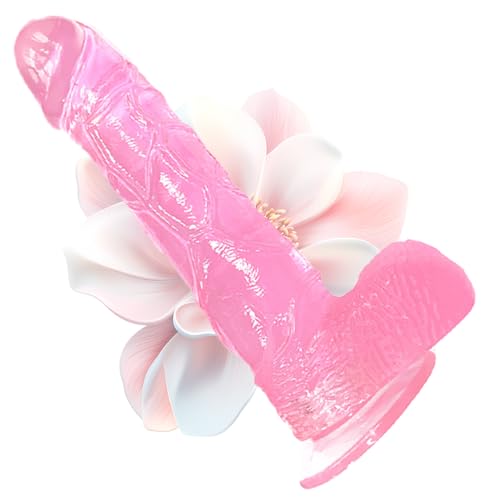 7.6 Inch Adult Tools for Women Silicone Waterproof Womens Toys Classic Wand with Powerful Suction Cup for Hands Free Play Outdoors or at Home Thrusting Sensory Toys Woman