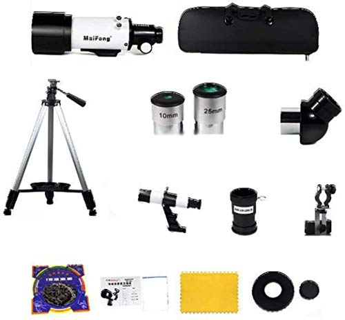 Telescopio refractor 70mm para adultos con trípode ajustable miniatura 5
