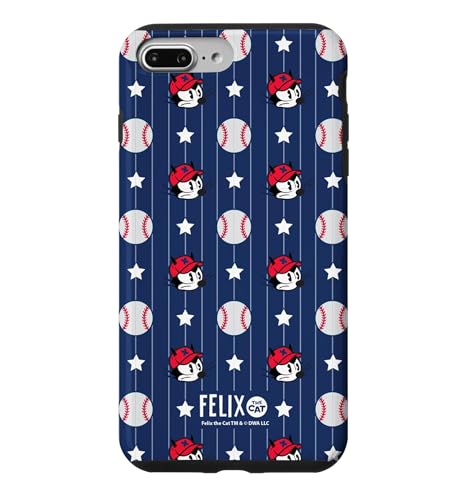 Felix The Cat Baseball Americana All Over Print �X�}�z�P�[�X iPhone 7 Plus/8 Plus �p