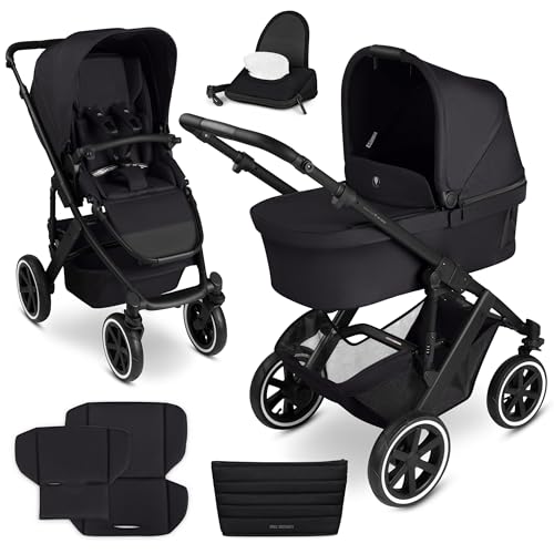 ABC Design Kinderwagen Salsa 5 Air Coal - 2in1 Kombi-Kinderwagen ab Geburt...