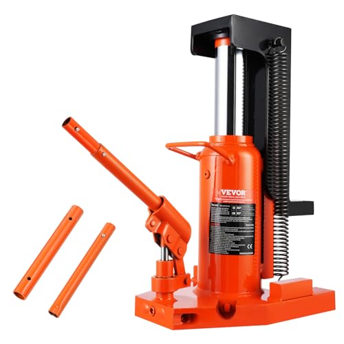 VEVOR Hydraulic Toe Jack, 5 Ton On Toe Toe Jack Lift, 10 Ton On Top Lift Capacity Machine Jack, 0.8-6.8 in Toe Height, 11.3-17.3 in Top Height, Air Hydraulic Claw Jack for Machinery, Industry by VEVOR - Used condition - US$131.66