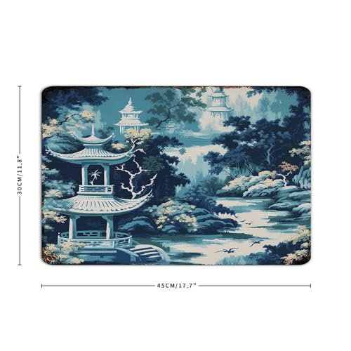 Affiche art pagode plaque en métal cadeau déco rustique - 3