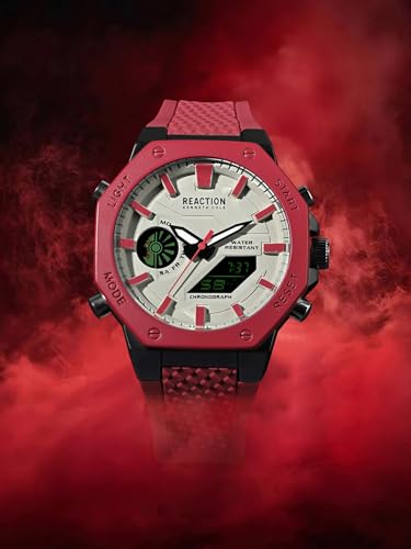 Image of Kenneth Cole Reaction Digi-Analog Grey Dial Watch for Men - KRWGP0069107