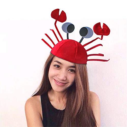 Funny Crab Hat, Red Crawfish Cap For Children's Day Halloween Christmas Easter Decoration Party Supplies #TOP3
