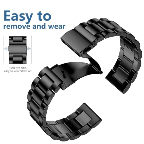 Correas metálicas de 20 mm para relojes Garmin miniatura 4