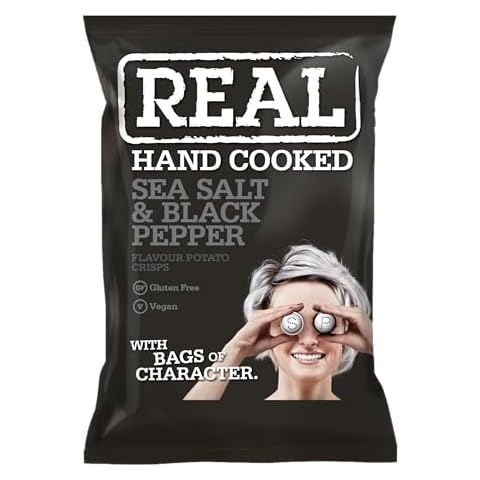 Real Crisps Sea Salt & Black Pepper Snacks Cover