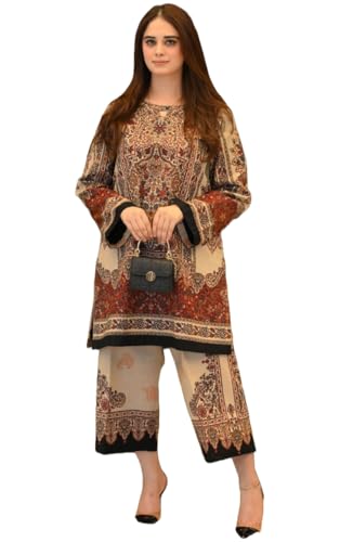 Image of ANNI Designer | Rayon Printed Straight Kurta with Palazzo | Stylish Ethnic Co-Ord Set for Women Kurta Pant Set | Trendy Kurti Set for Women