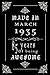Produktbild Made in March 1935, 85 years of being AWESOME, Vintage Cover Design with Silver Pattern, Chic and Classy Gift journal for 85th Anniversary: Custom ... Cover / Best gift for born in March 1935